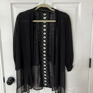 August silk cover up/ sweater